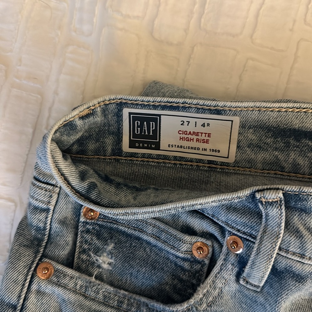 High Rise Cigarette Jeans - Picture 4 of 6